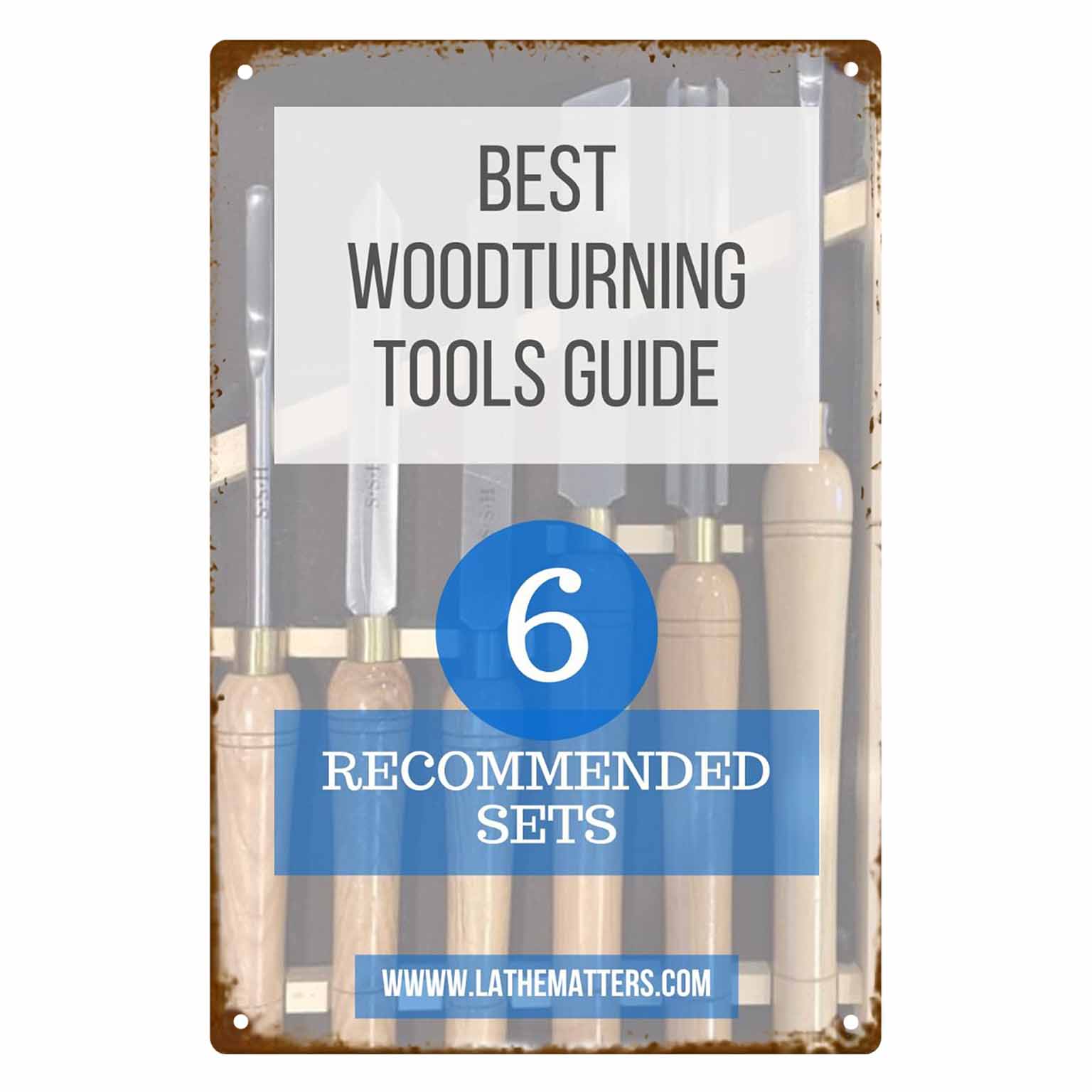 Best Tools For Workshop - 2D FLAT 1 Stück „Beste Holzdrechselwerkzeuge: