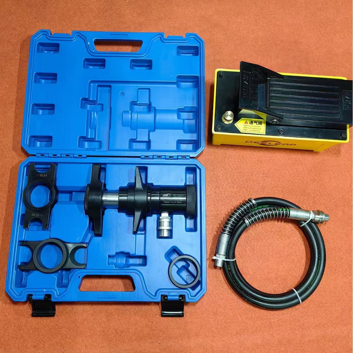 Workshop Tools For Sale - Fabrikverkauf 4,5T Schweres Professionelles Reparaturwerkstatt-Pneumohydraulisches Kugelgelenk-Abziehwerkzeug