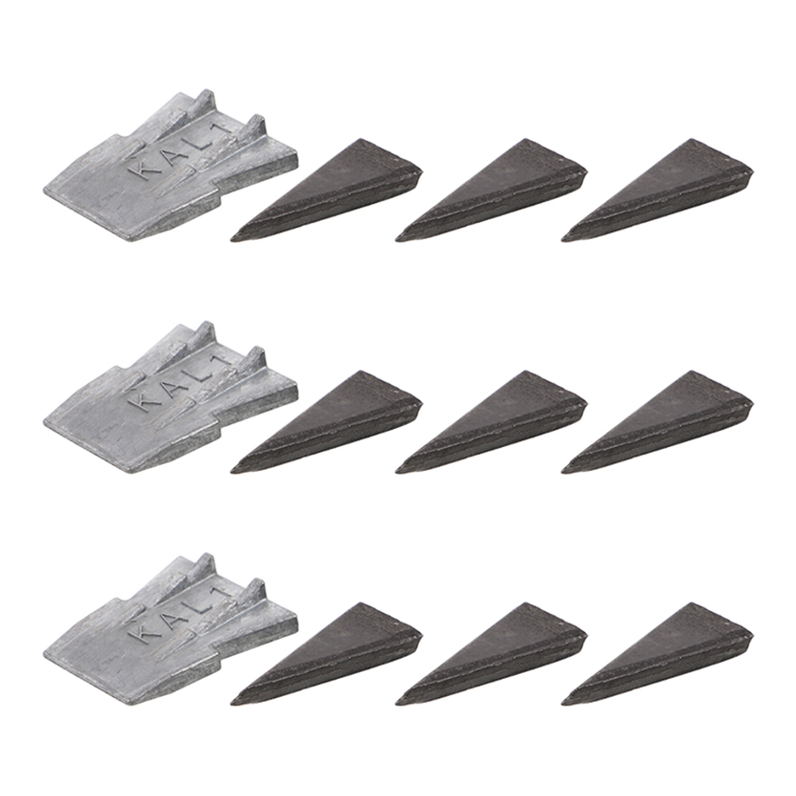 Workshop Tools Hammer - 12-teiliges Axtgriff-Keil-Set aus Metall für Hammerwerkzeuggriffe,