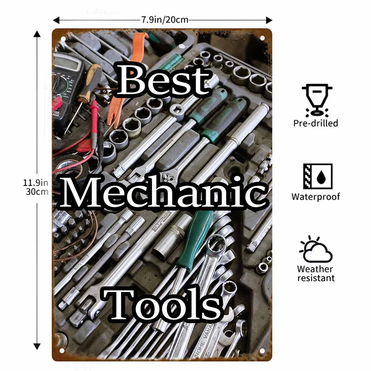2D FLAT 1 Stück Metall-Wandsch – Best Tools For Workshop Bewertung und Preis