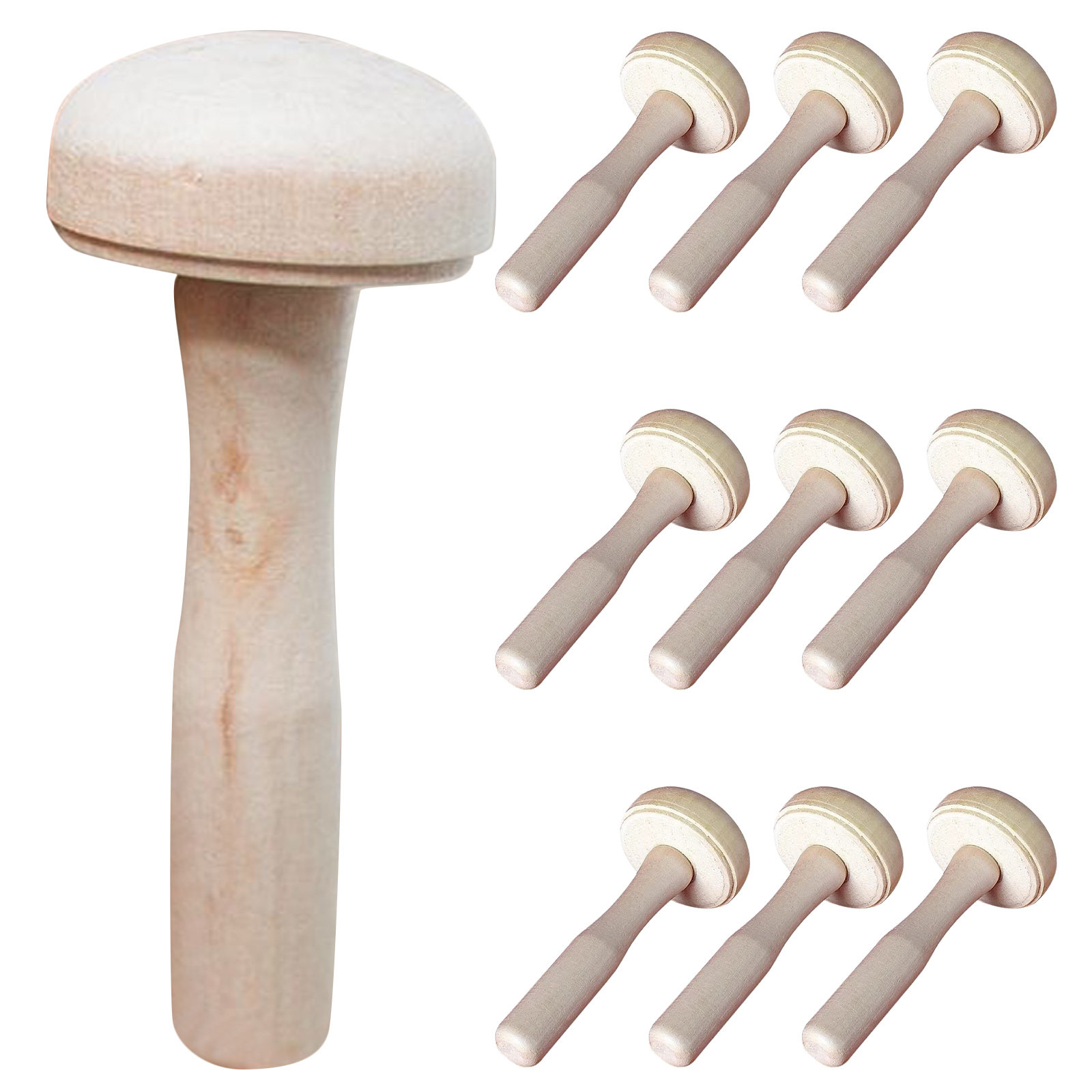10 Stück Kinder Holzpilz-Druck – Tools Workshop For Kids Bewertung und Preis