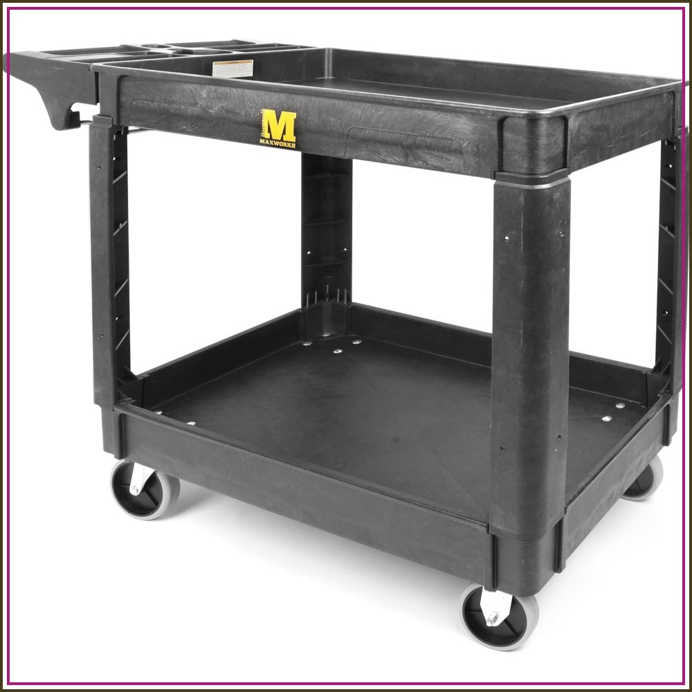 Robuster 2-Etagen Servicewagen – Workshop Tools Shelf Bewertung und Preis
