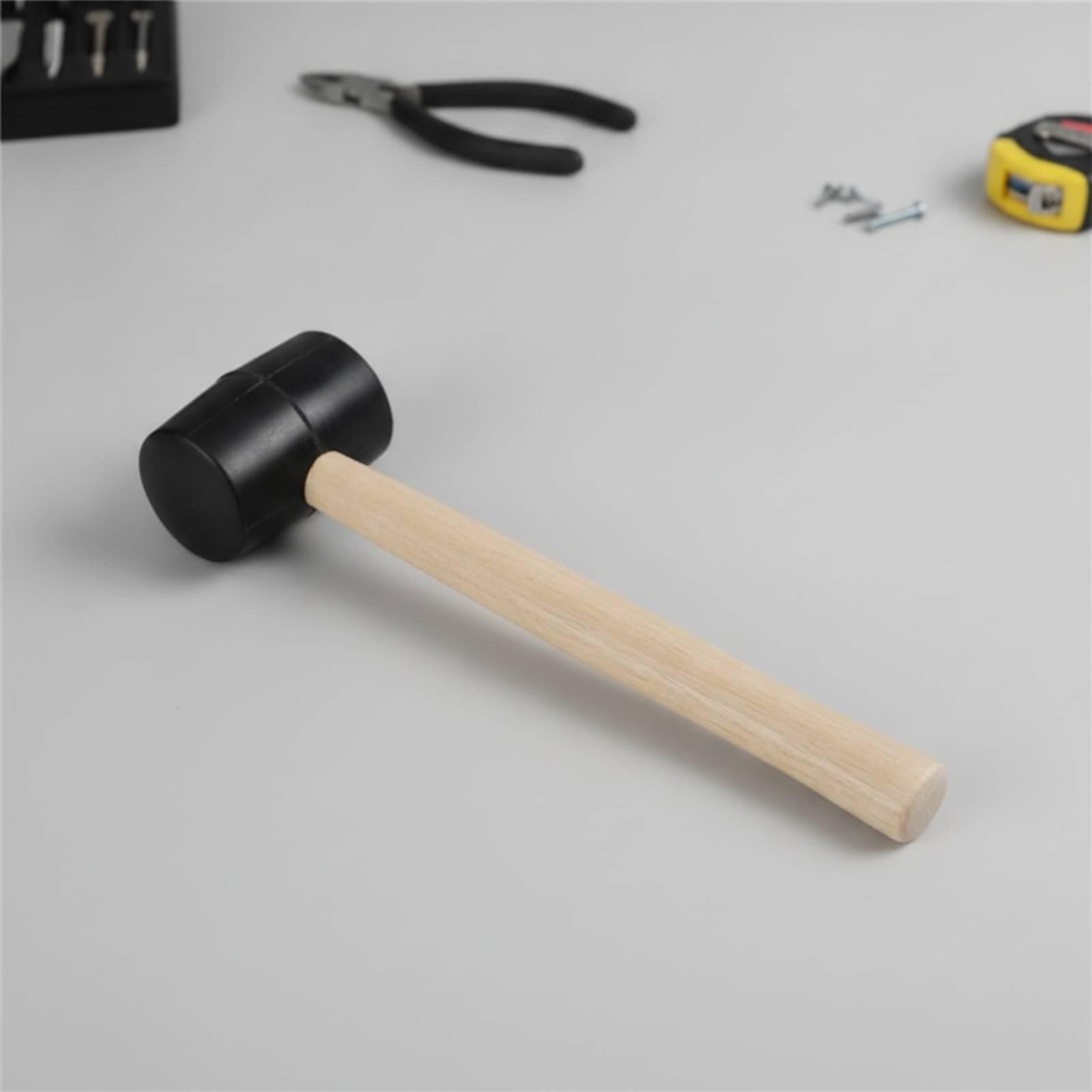 Holzhammer mit Gummikopf, nich – Workshop Tools Hammer Bewertung und Preis