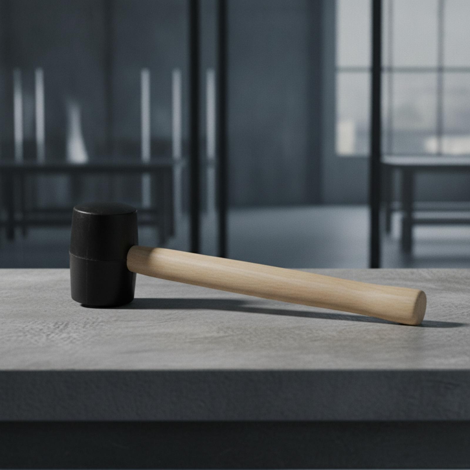 Holzhammer mit Gummikopf, nich – Workshop Tools Hammer Bewertung und Preis