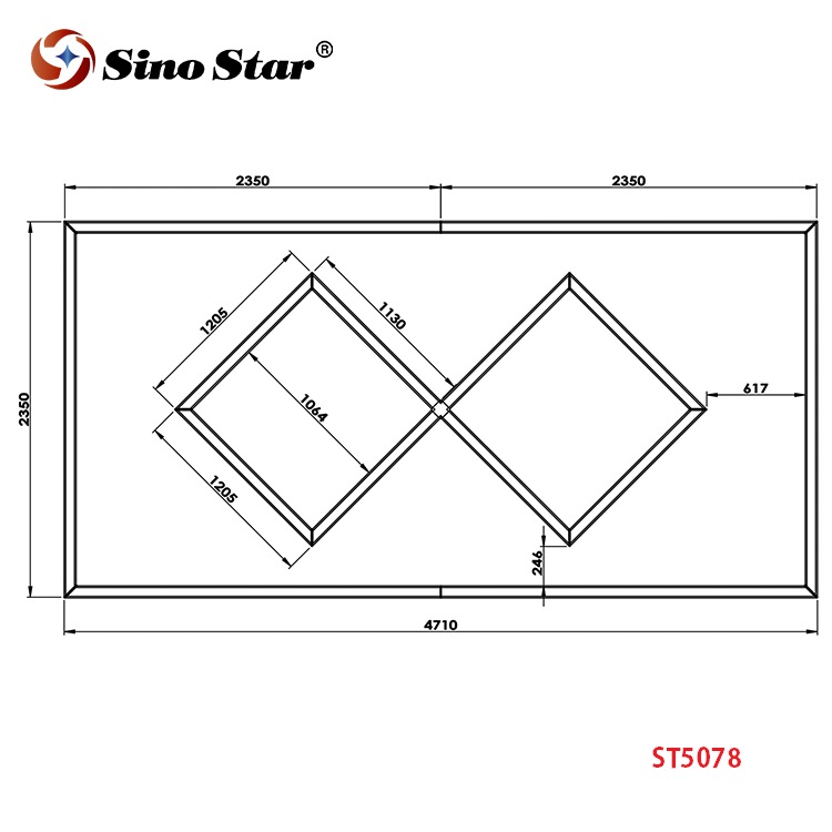 ST5078 Sino Star W2.35*L4.71M  – Best Tools For Workshop Bewertung und Preis