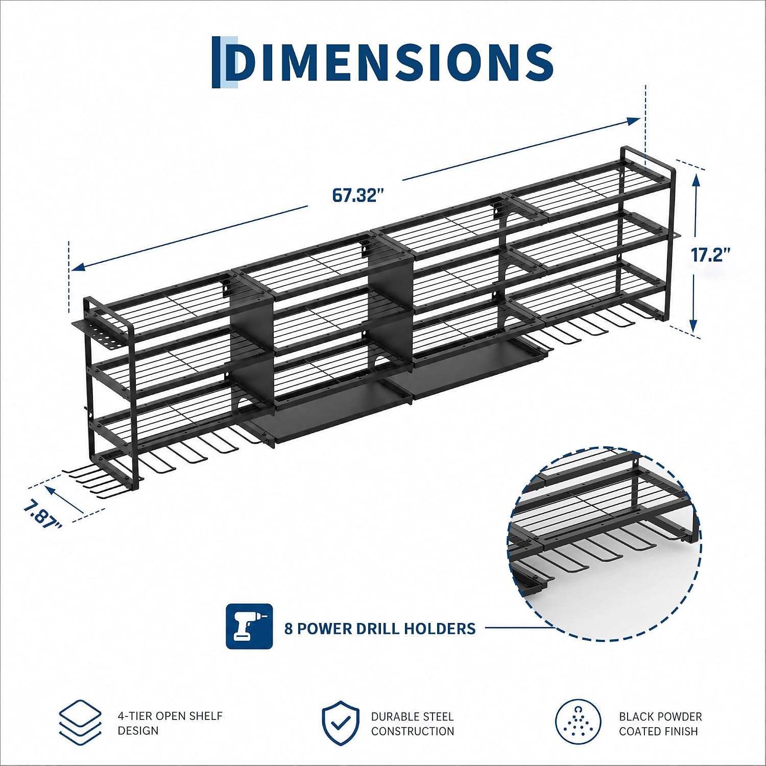 Großer Werkzeug-Organizer zur  – Workshop Tools Shelf Bewertung und Preis